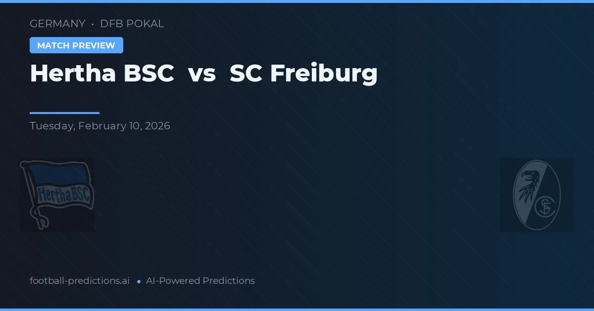 Hertha BSC vs SC Freiburg — voorspelling en vooruitblik wedstrijd