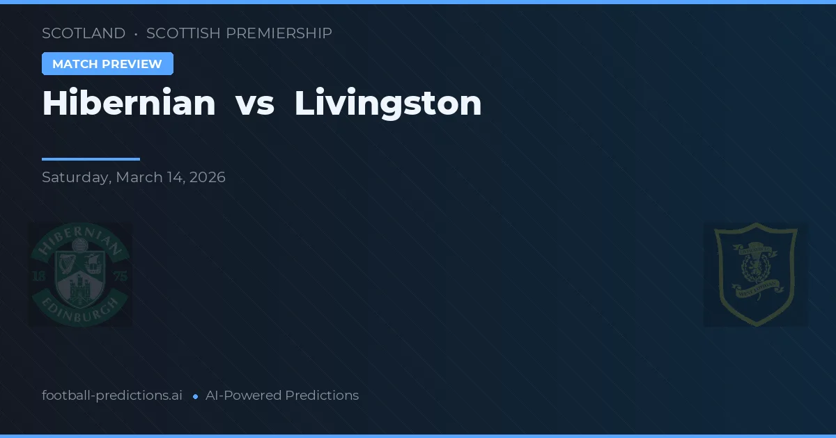 Hibernian vs Livingston — voorspelling en vooruitblik wedstrijd