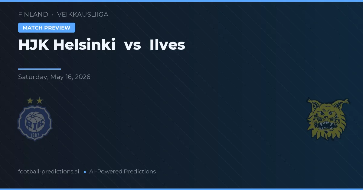 HJK Helsinki vs Ilves — voorspelling en vooruitblik wedstrijd