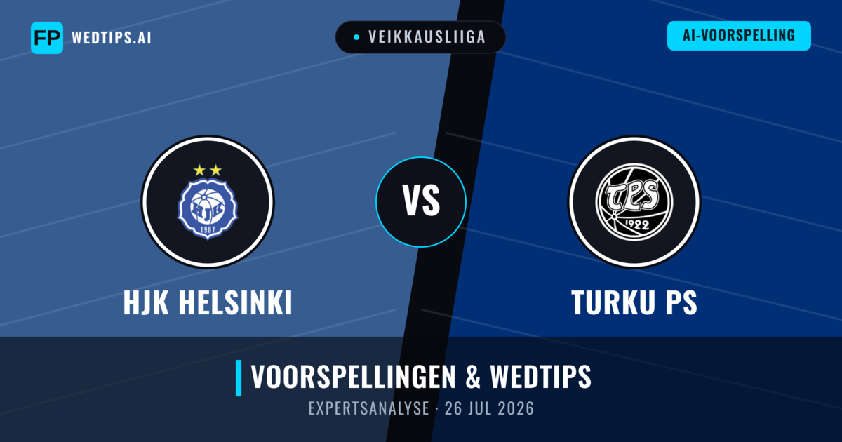HJK Helsinki vs Turku PS — voorspelling en vooruitblik wedstrijd