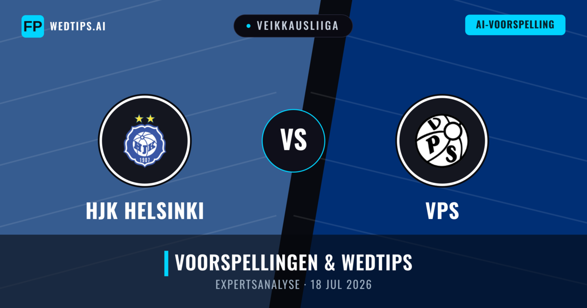 HJK Helsinki vs VPS — voorspelling en vooruitblik wedstrijd