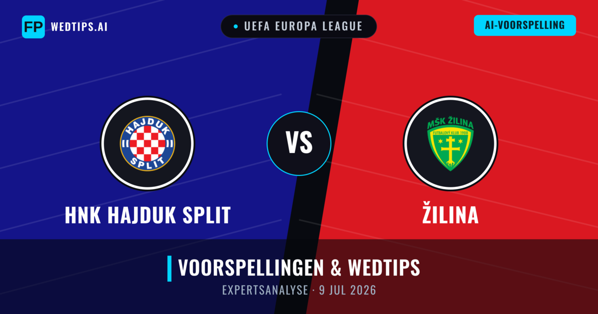 HNK Hajduk Split vs Žilina — voorspelling en vooruitblik wedstrijd