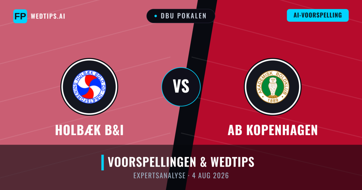 Holbæk B&I vs AB Kopenhagen — voorspelling en vooruitblik wedstrijd