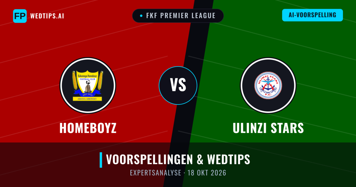 Homeboyz vs Ulinzi Stars — voorspelling en vooruitblik wedstrijd