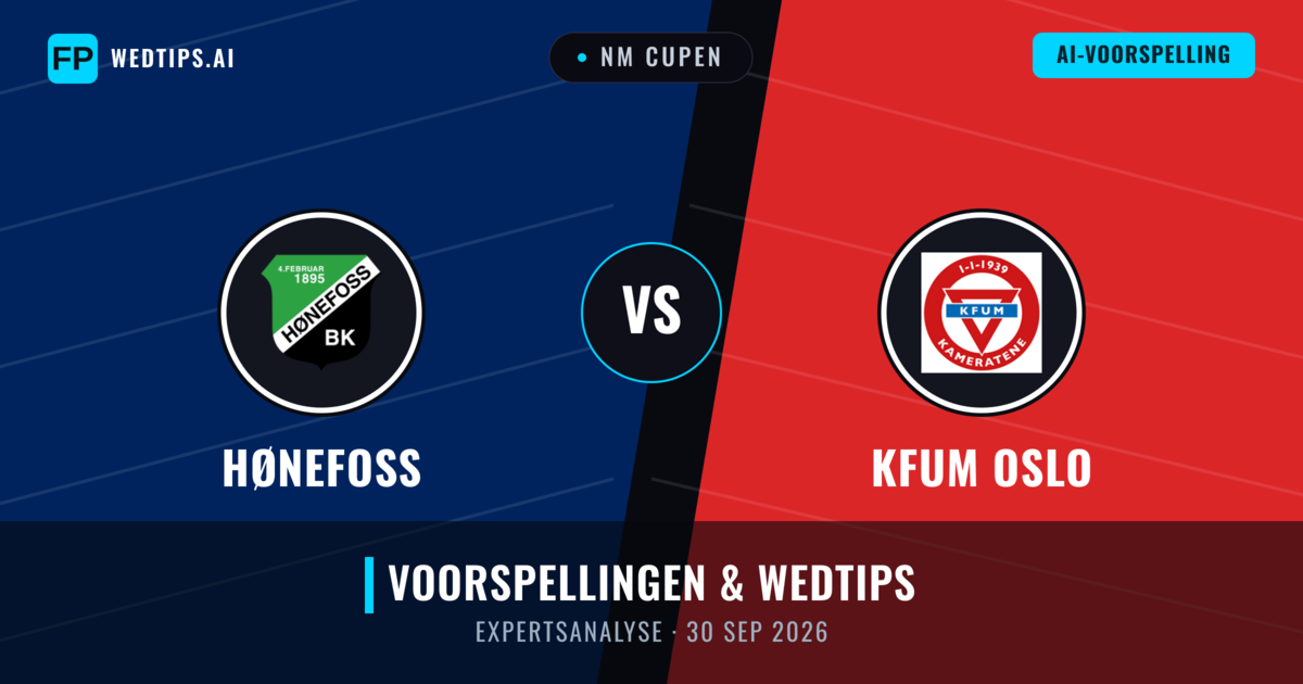 Hønefoss vs KFUM Oslo — voorspelling en vooruitblik wedstrijd