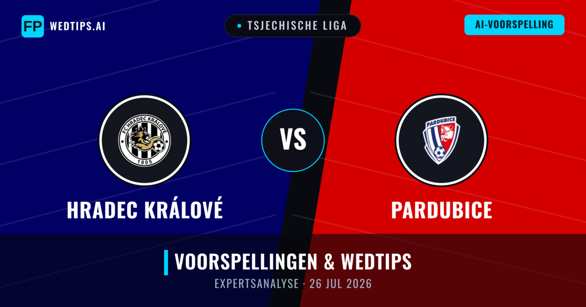 Hradec Králové vs Pardubice — voorspelling en vooruitblik wedstrijd