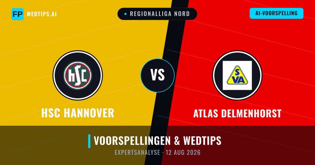 HSC Hannover vs Atlas Delmenhorst — voorspelling en vooruitblik wedstrijd