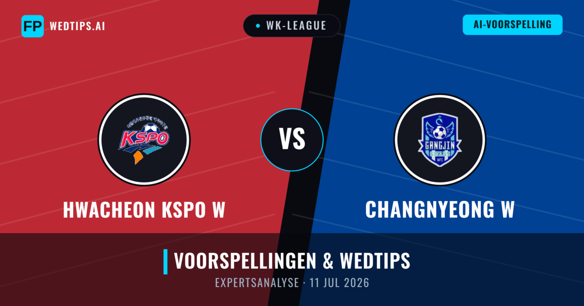 Hwacheon KSPO W vs Changnyeong W — voorspelling en vooruitblik wedstrijd