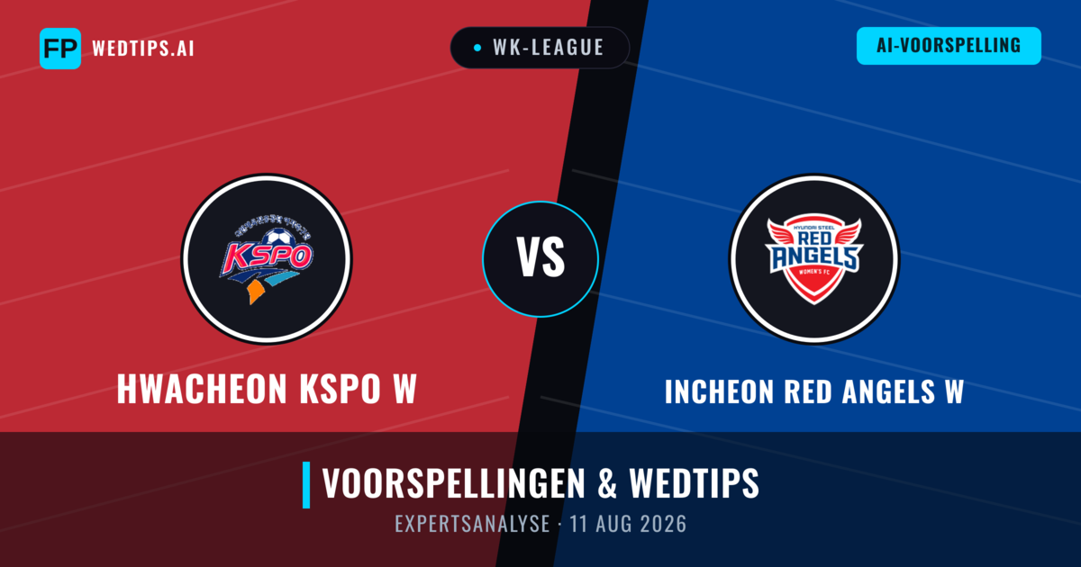 Hwacheon KSPO W vs Incheon Red Angels W — voorspelling en vooruitblik wedstrijd