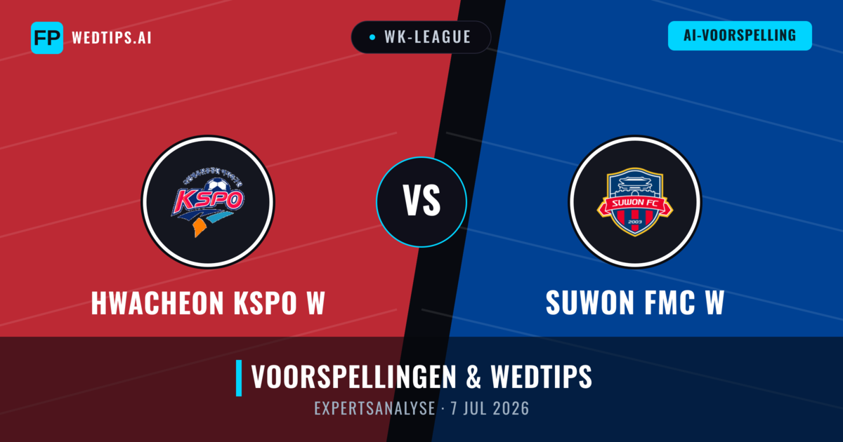 Hwacheon KSPO W vs Suwon FMC W — voorspelling en vooruitblik wedstrijd