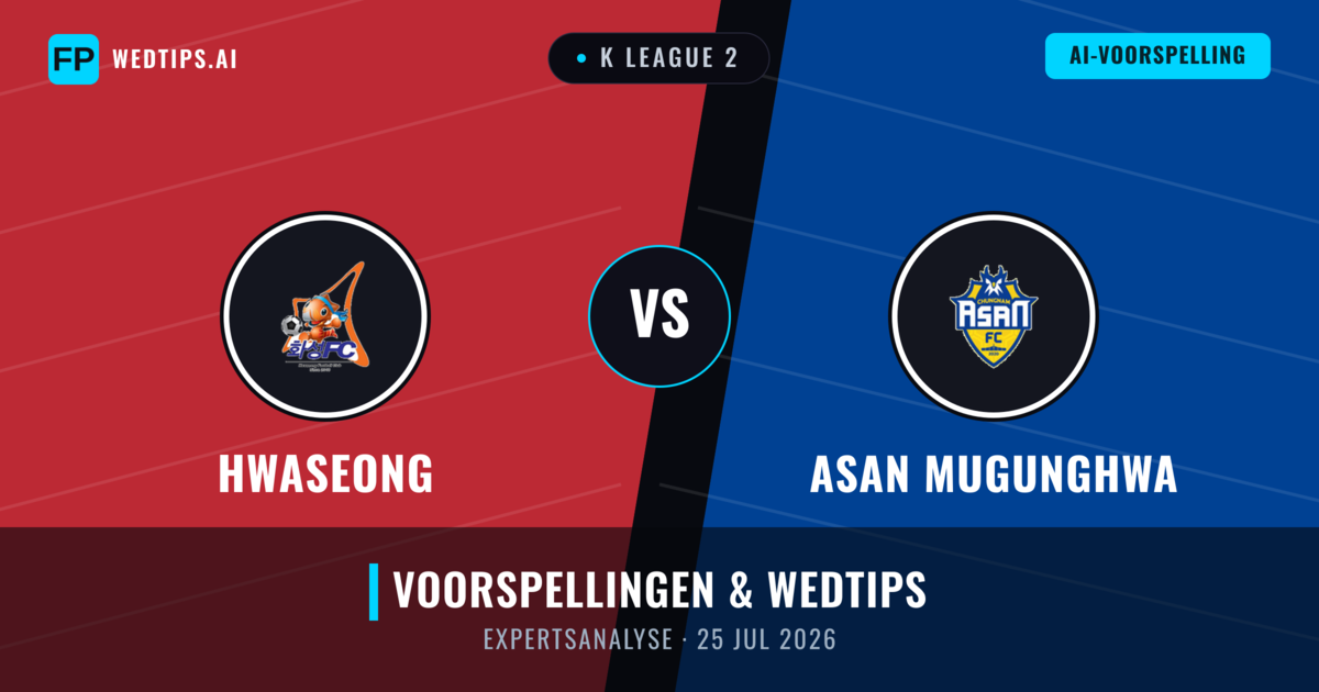 Hwaseong vs Asan Mugunghwa — voorspelling en vooruitblik wedstrijd