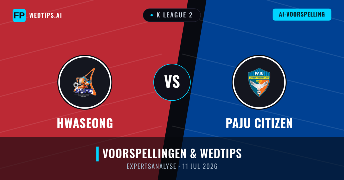 Hwaseong vs Paju Citizen — voorspelling en vooruitblik wedstrijd