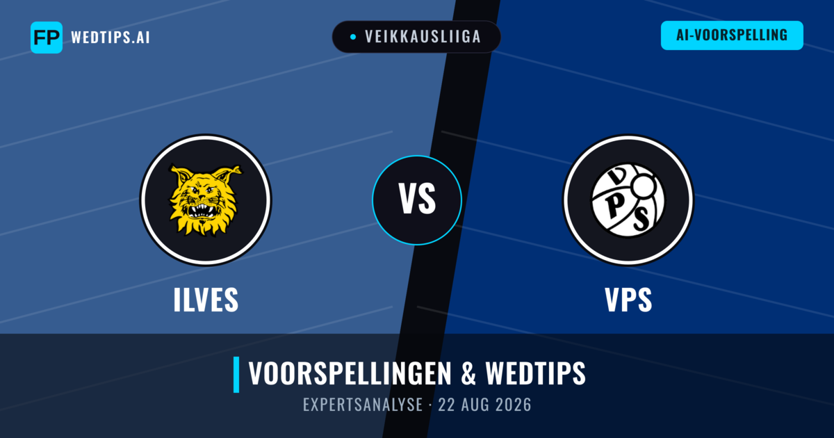 Ilves vs VPS — voorspelling en vooruitblik wedstrijd