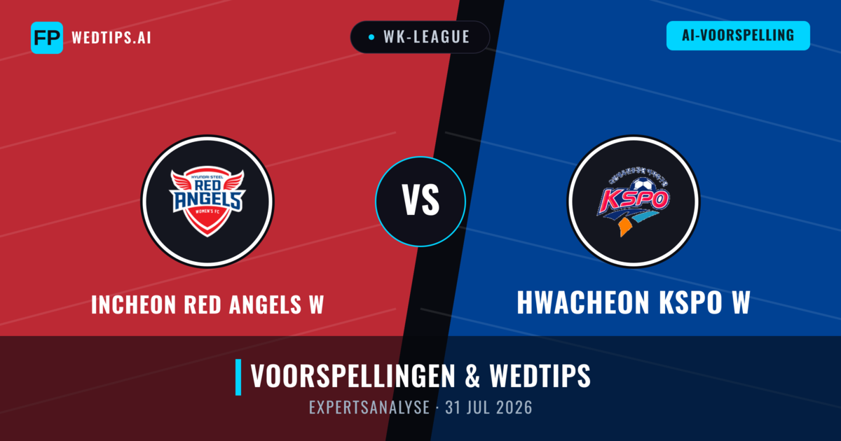 Incheon Red Angels W vs Hwacheon KSPO W — voorspelling en vooruitblik wedstrijd
