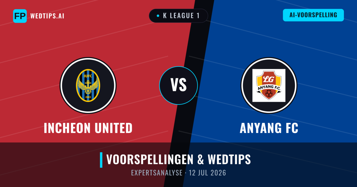 Incheon United vs Anyang FC — voorspelling en vooruitblik wedstrijd