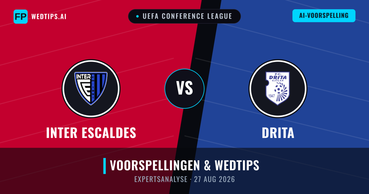 Inter Escaldes vs Drita — voorspelling en vooruitblik wedstrijd