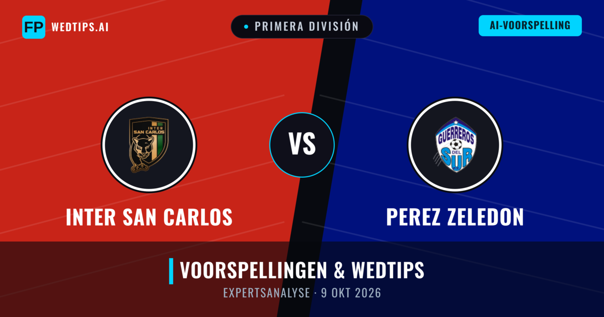 Inter San Carlos vs Perez Zeledon — voorspelling en vooruitblik wedstrijd