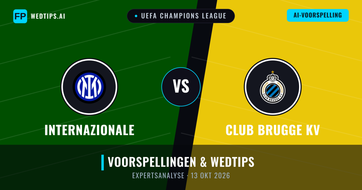 Internazionale vs Club Brugge KV — voorspelling en vooruitblik wedstrijd