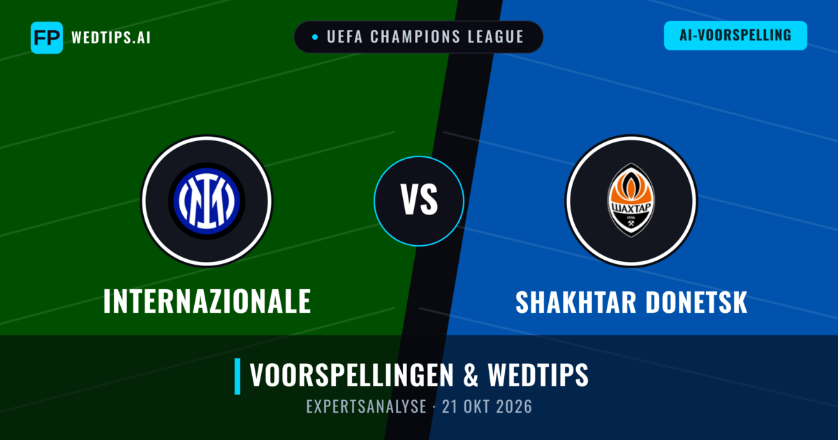 Internazionale vs Shakhtar Donetsk — voorspelling en vooruitblik wedstrijd