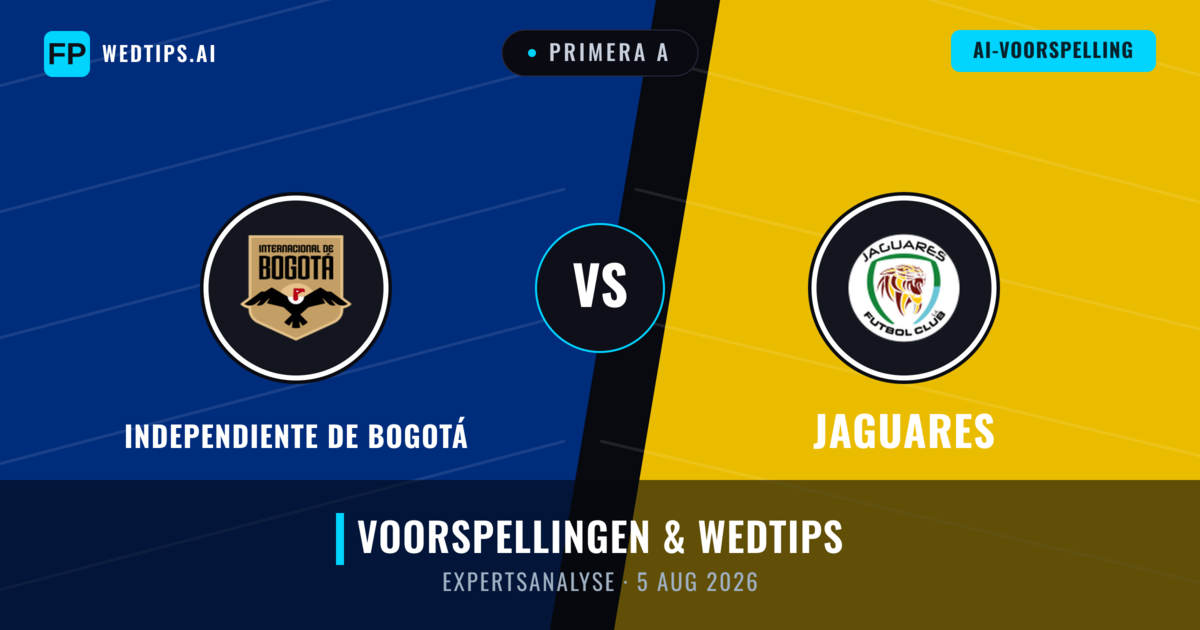 Independiente de Bogotá vs Jaguares — voorspelling en vooruitblik wedstrijd