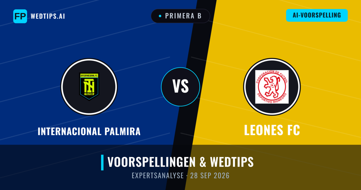 Internacional Palmira vs Leones FC — voorspelling en vooruitblik wedstrijd