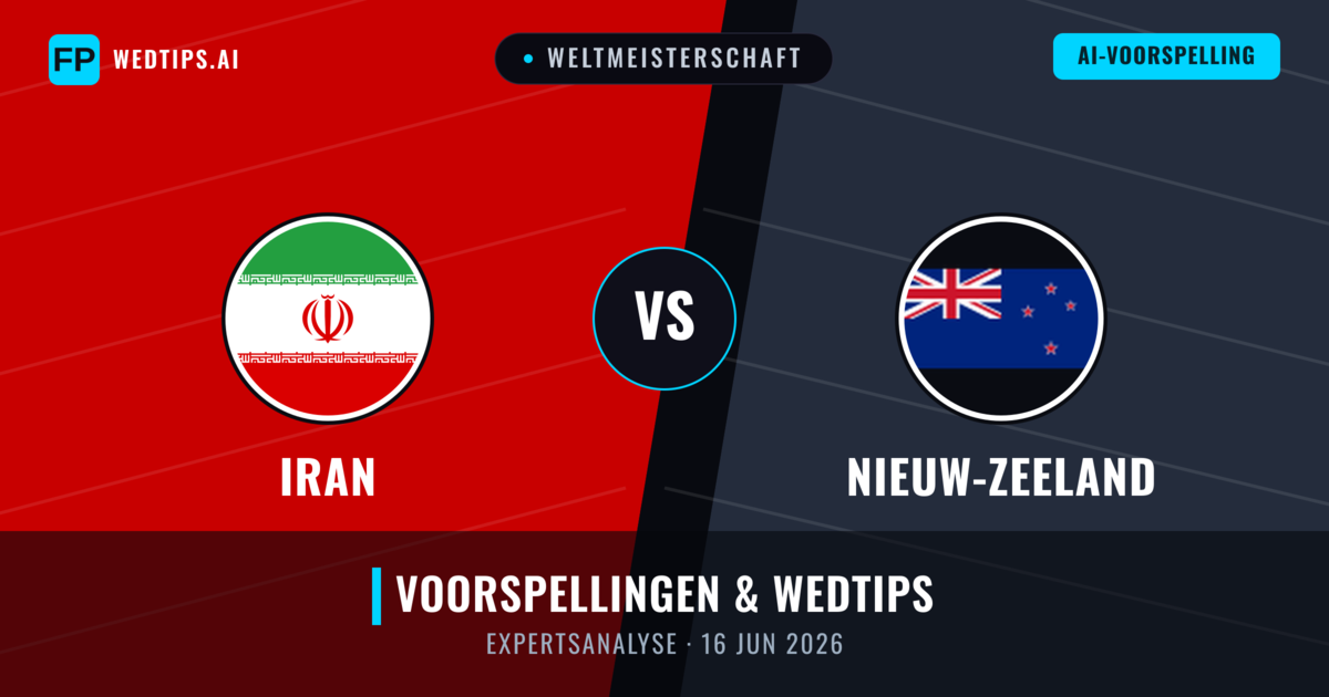 Iran vs Nieuw-Zeeland — voorspelling en vooruitblik wedstrijd