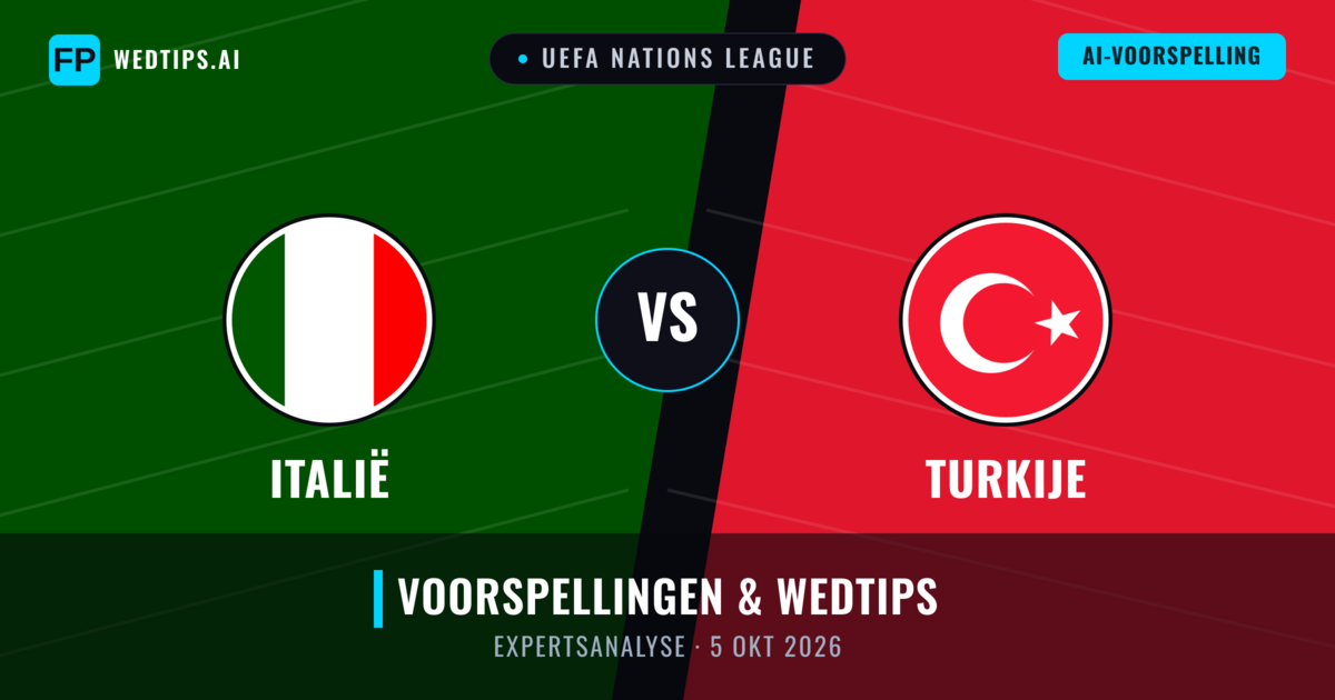 Italië vs Turkije — voorspelling en vooruitblik wedstrijd