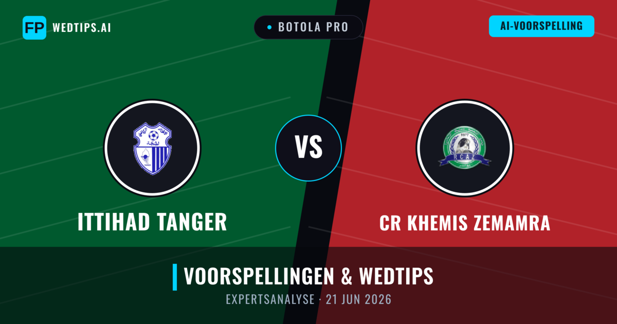Ittihad Tanger vs CR Khemis Zemamra — voorspelling en vooruitblik wedstrijd