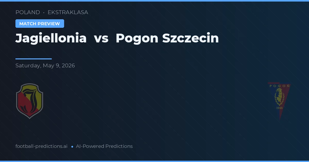 Jagiellonia Białystok vs Pogoń Szczecin — voorspelling en vooruitblik wedstrijd
