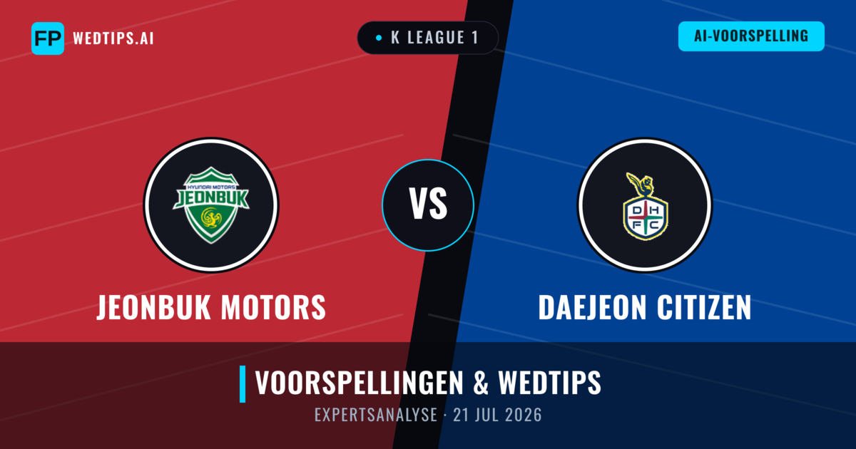 Jeonbuk Motors vs Daejeon Citizen — voorspelling en vooruitblik wedstrijd
