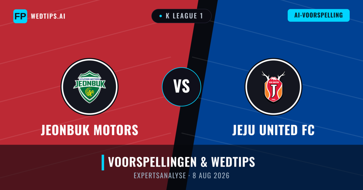 Jeonbuk Motors vs Jeju United FC — voorspelling en vooruitblik wedstrijd