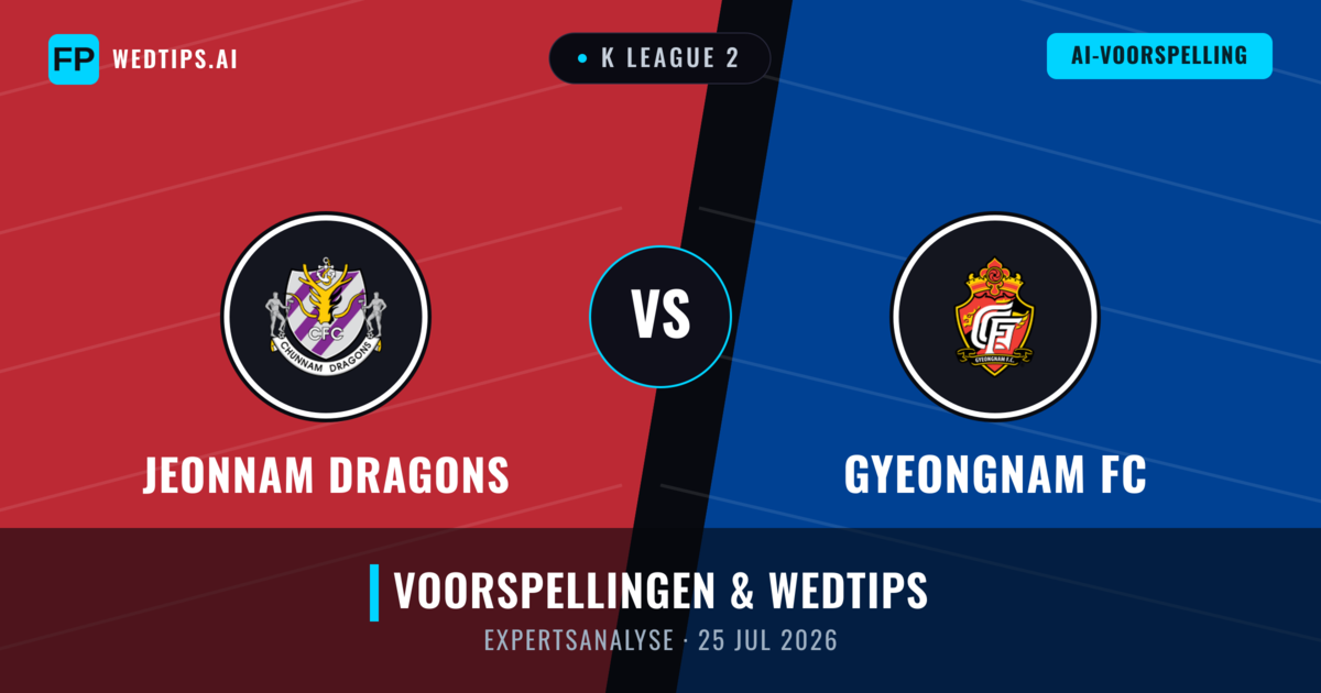 Jeonnam Dragons vs Gyeongnam FC — voorspelling en vooruitblik wedstrijd