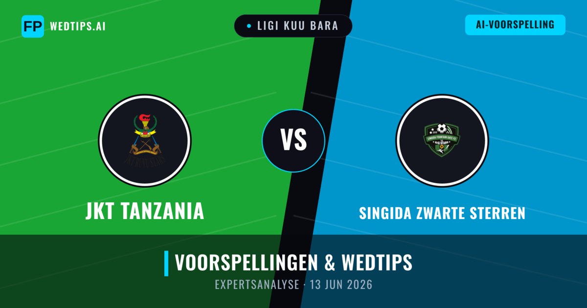 JKT Tanzania vs Singida Zwarte Sterren — voorspelling en vooruitblik wedstrijd