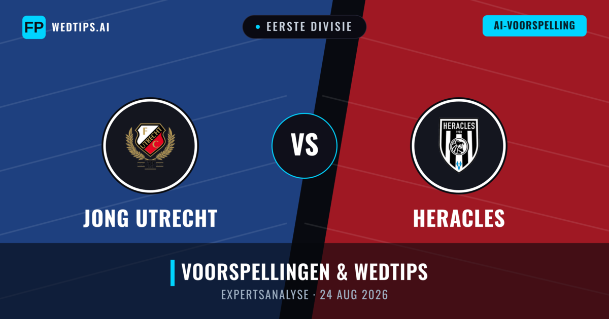 Jong Utrecht vs Heracles — voorspelling en vooruitblik wedstrijd