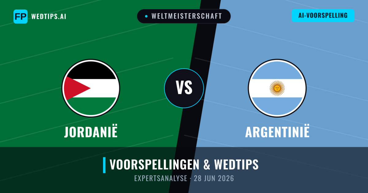 Jordanië vs Argentinië — voorspelling en vooruitblik wedstrijd