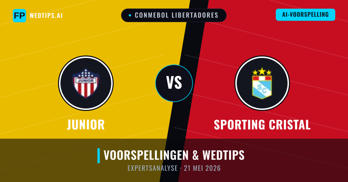 Junior vs Sporting Cristal — voorspelling en vooruitblik wedstrijd