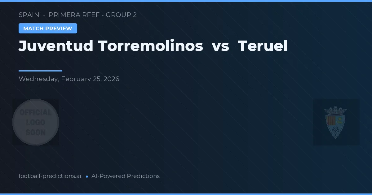 Juventud Torremolinos vs Teruel — voorspelling en vooruitblik wedstrijd