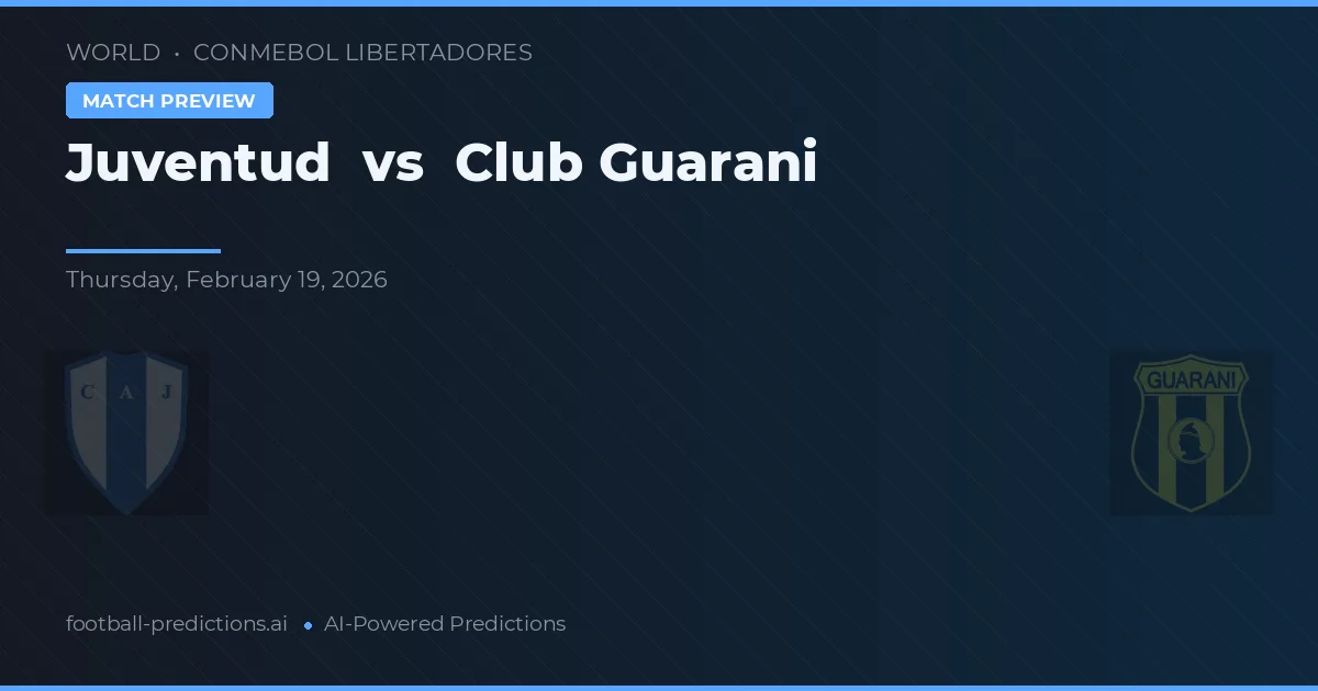 Juventud vs Club Guaraní — voorspelling en vooruitblik wedstrijd