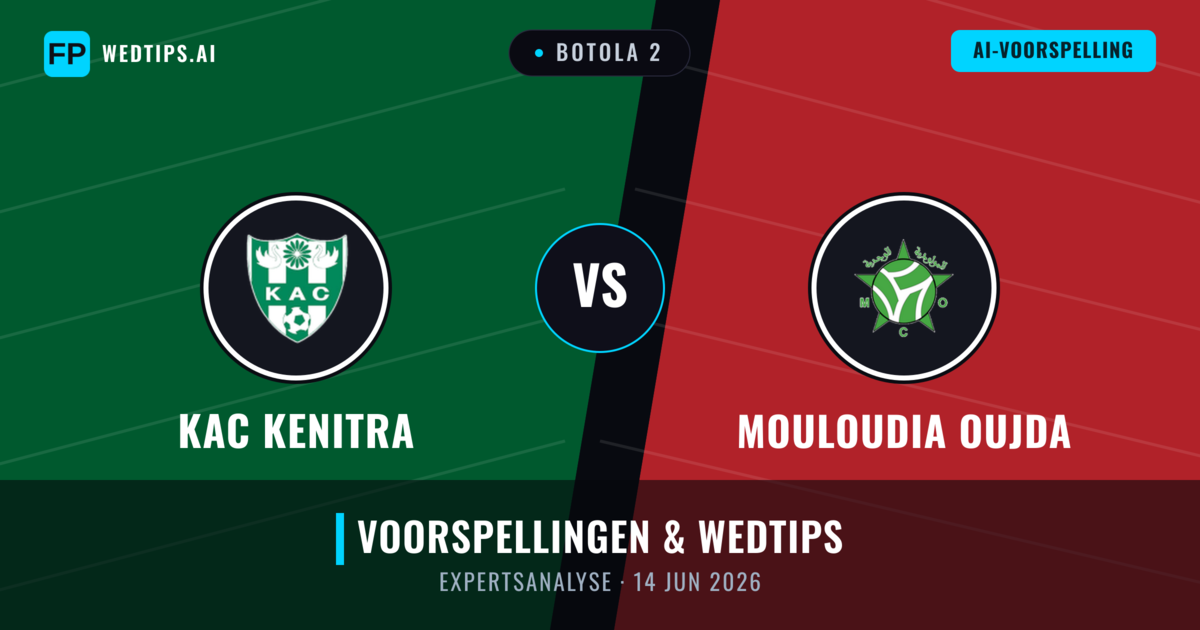 KAC Kenitra vs Mouloudia Oujda — voorspelling en vooruitblik wedstrijd