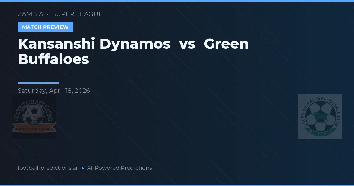 Kansanshi Dynamos vs Green Buffaloes — voorspelling en vooruitblik wedstrijd