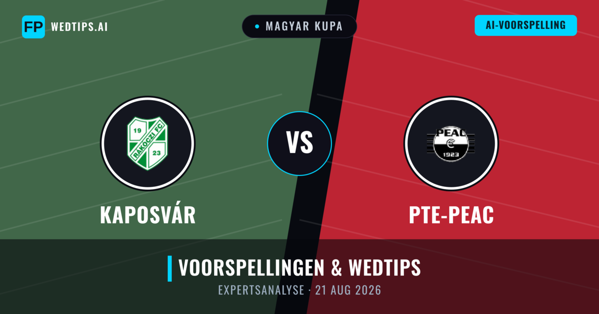 Kaposvár vs PTE-PEAC — voorspelling en vooruitblik wedstrijd