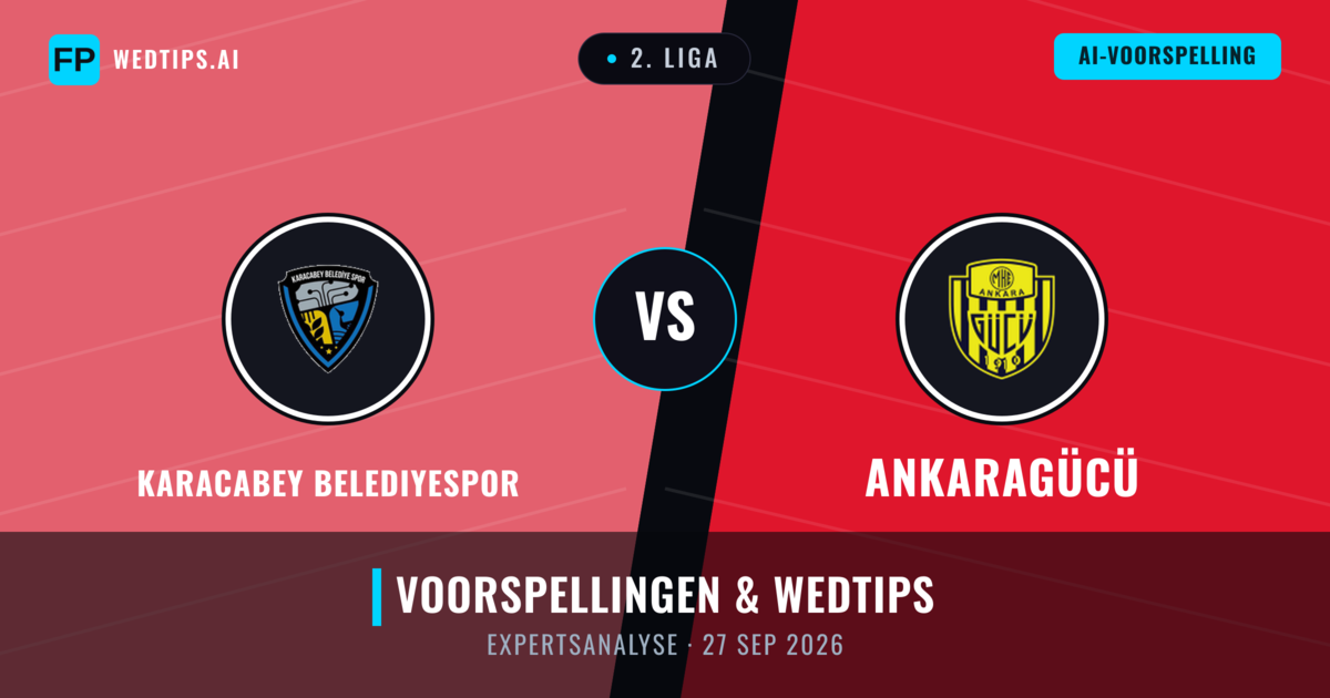 Karacabey Belediyespor vs Ankaragücü — voorspelling en vooruitblik wedstrijd