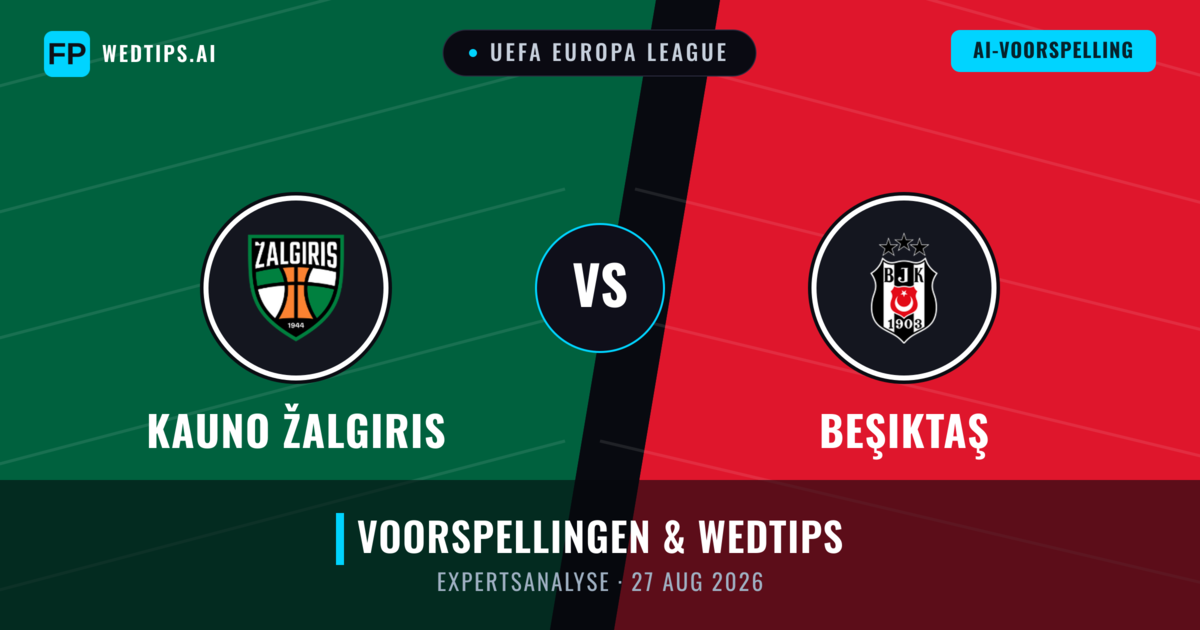 Kauno Žalgiris vs Beşiktaş — voorspelling en vooruitblik wedstrijd