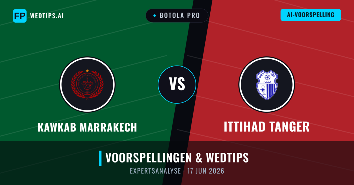 Kawkab Marrakech vs Ittihad Tanger — voorspelling en vooruitblik wedstrijd