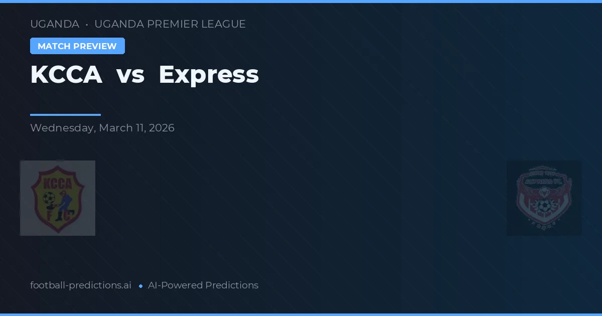 KCCA vs Express — voorspelling en vooruitblik wedstrijd