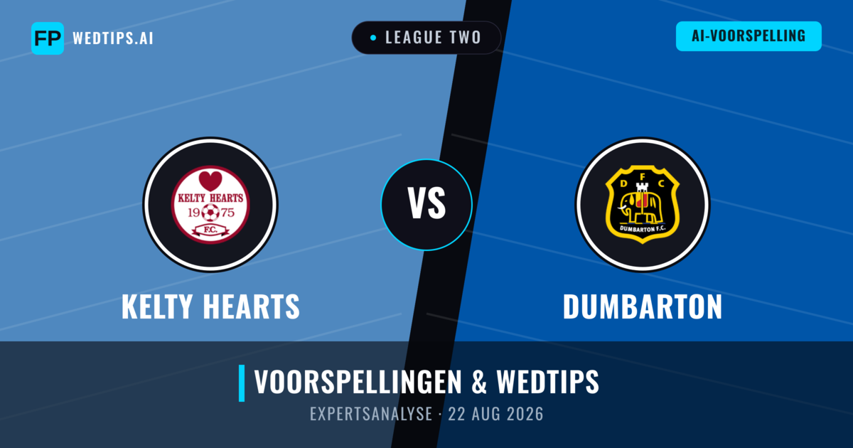 Kelty Hearts vs Dumbarton — voorspelling en vooruitblik wedstrijd