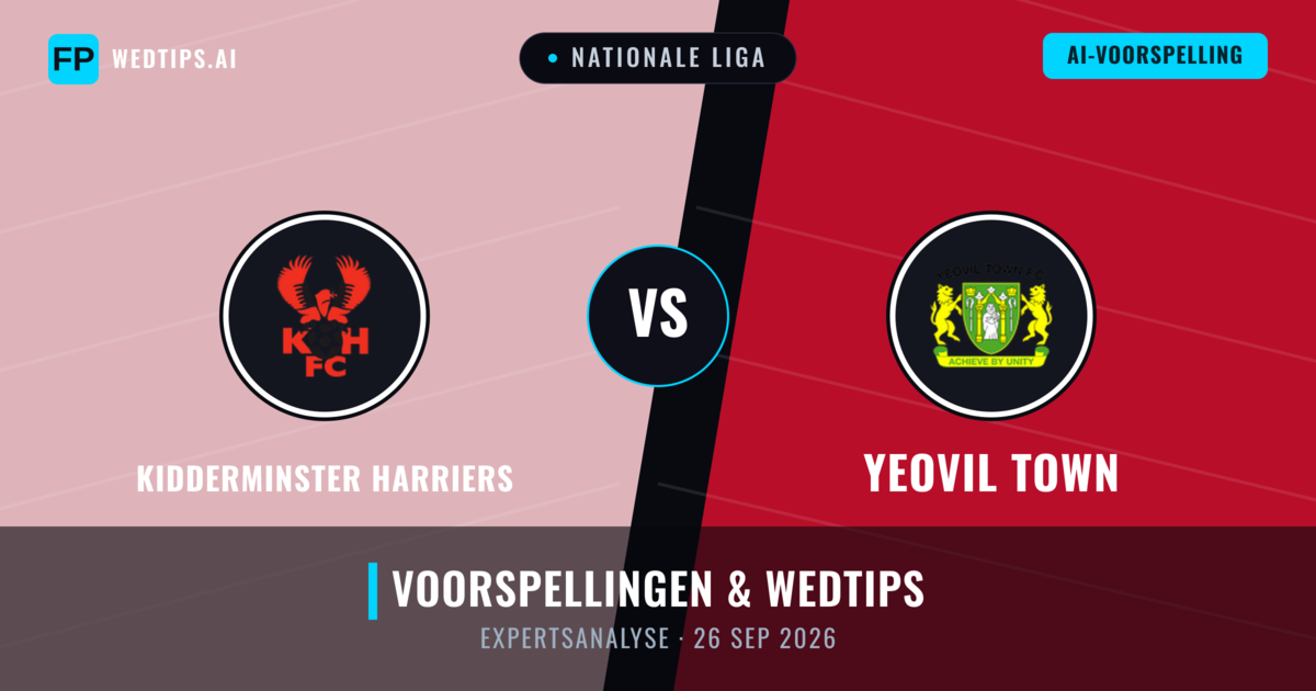 Kidderminster Harriers vs Yeovil Town — voorspelling en vooruitblik wedstrijd