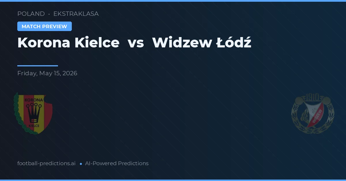 Korona Kielce vs Widzew Łódź — voorspelling en vooruitblik wedstrijd