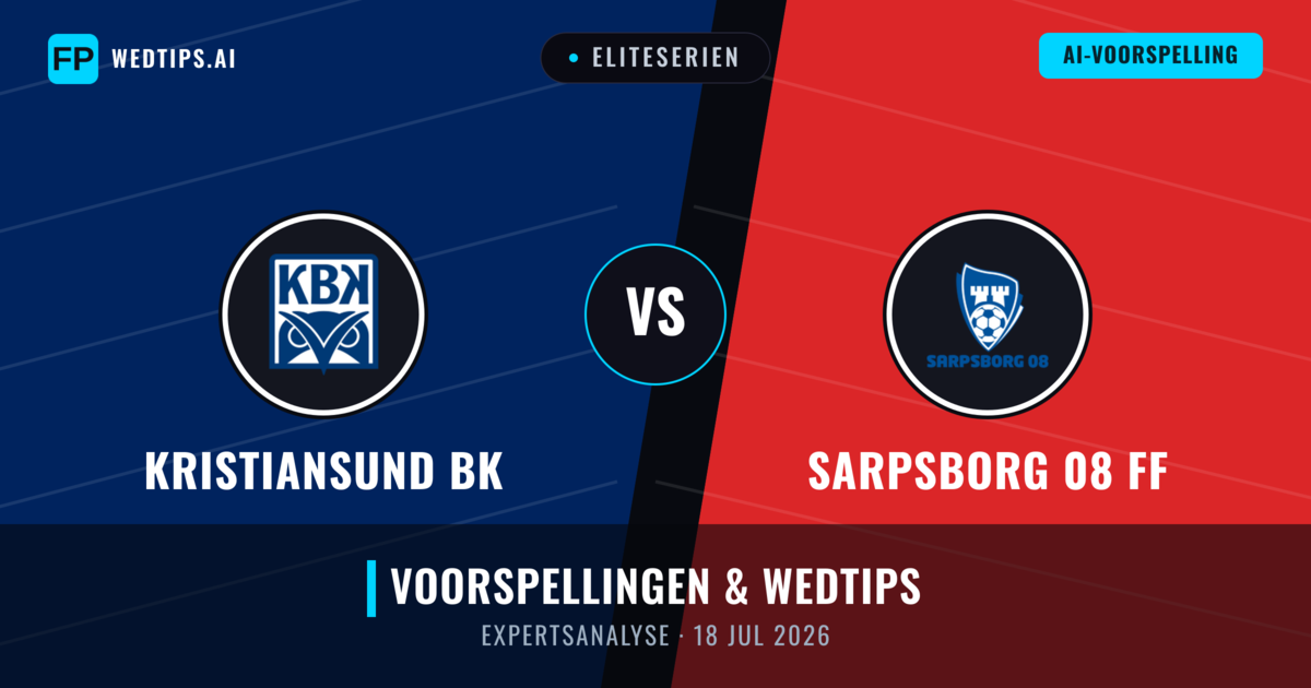 Kristiansund BK vs Sarpsborg 08 FF — voorspelling en vooruitblik wedstrijd