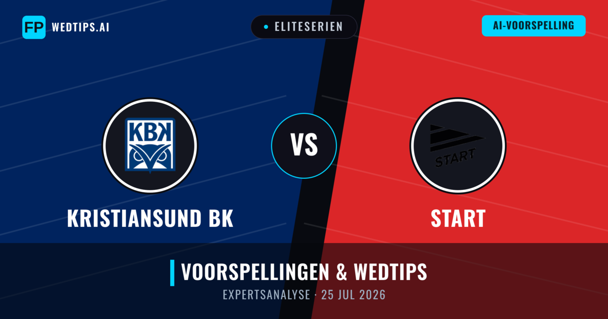 Kristiansund BK vs Start — voorspelling en vooruitblik wedstrijd